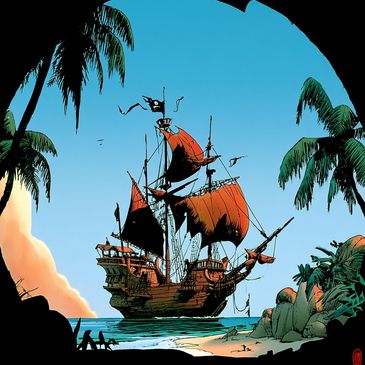 Oceana - a tropical seafaring continent in the ttrpg world of Alloyed RPG's Katharsis.
