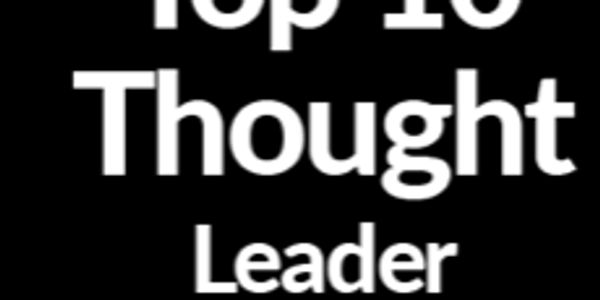 Top 10 Thought Leader badge from Thinkers 360.