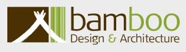 Logo for Bamboo Design &amp; Architecture featuring a stylized bamboo graphic.