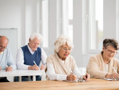 Elders during exam 