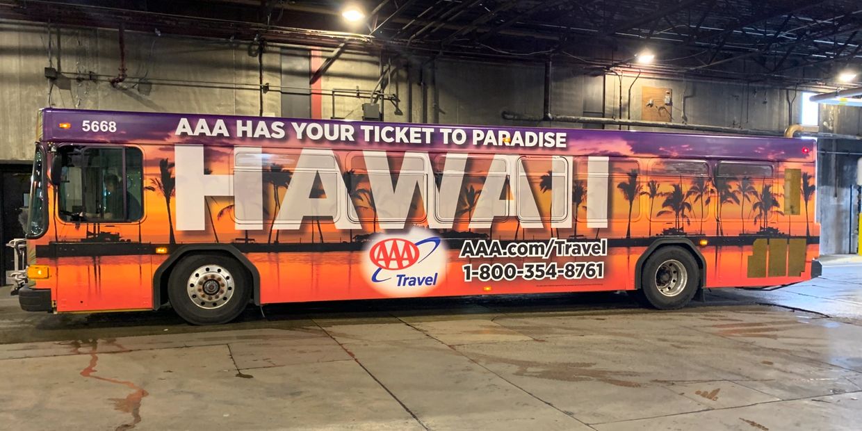 AAA Full Bus Wrap