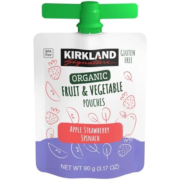 Fruit & Veg Pouches (Organic/gluten free) 3.17 Oz