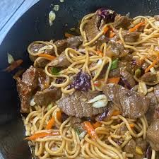 Teriyaki Steak with Noodles