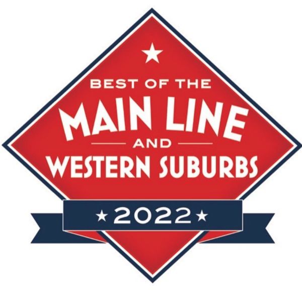 Badge reading 'Best of the Main Line and Western Suburbs 2022'.