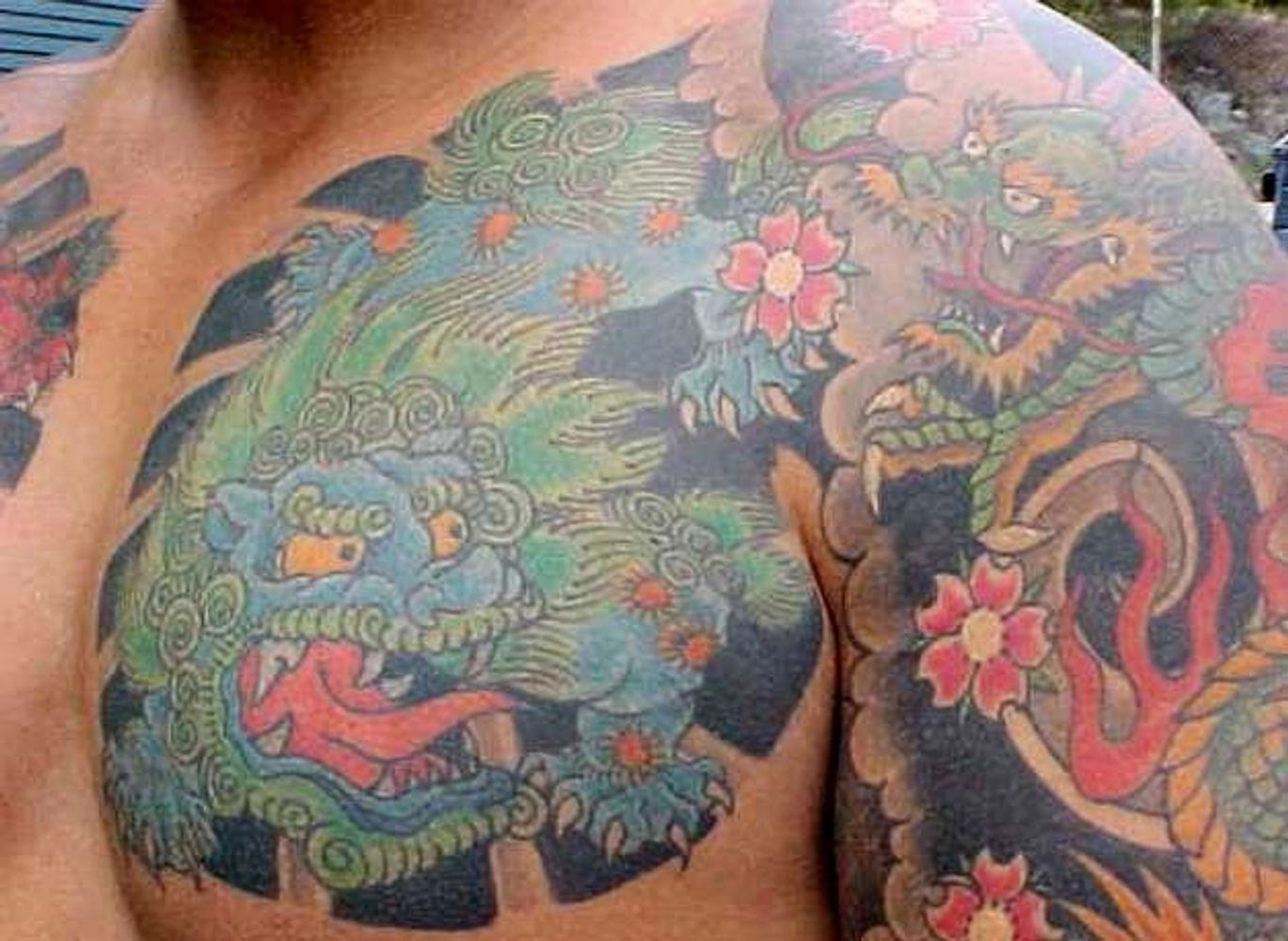 Foo Dog tattoo by Rockwood