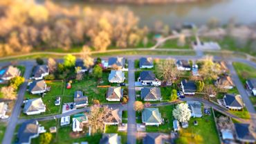 Tiny Cramerton model train town