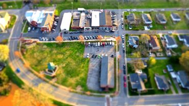 Tiny Cramerton model train town