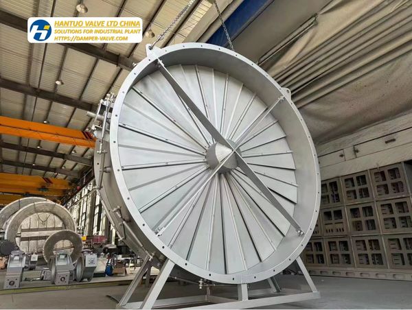 Inlet vane control dampers