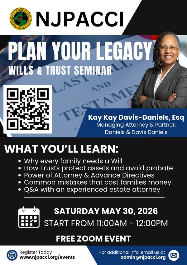 Join NJPACCI for a free Wills & Trust Seminar!

To register, click on the following link: