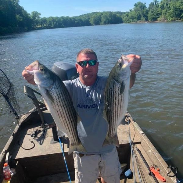 South Carolina catfish striper guide service