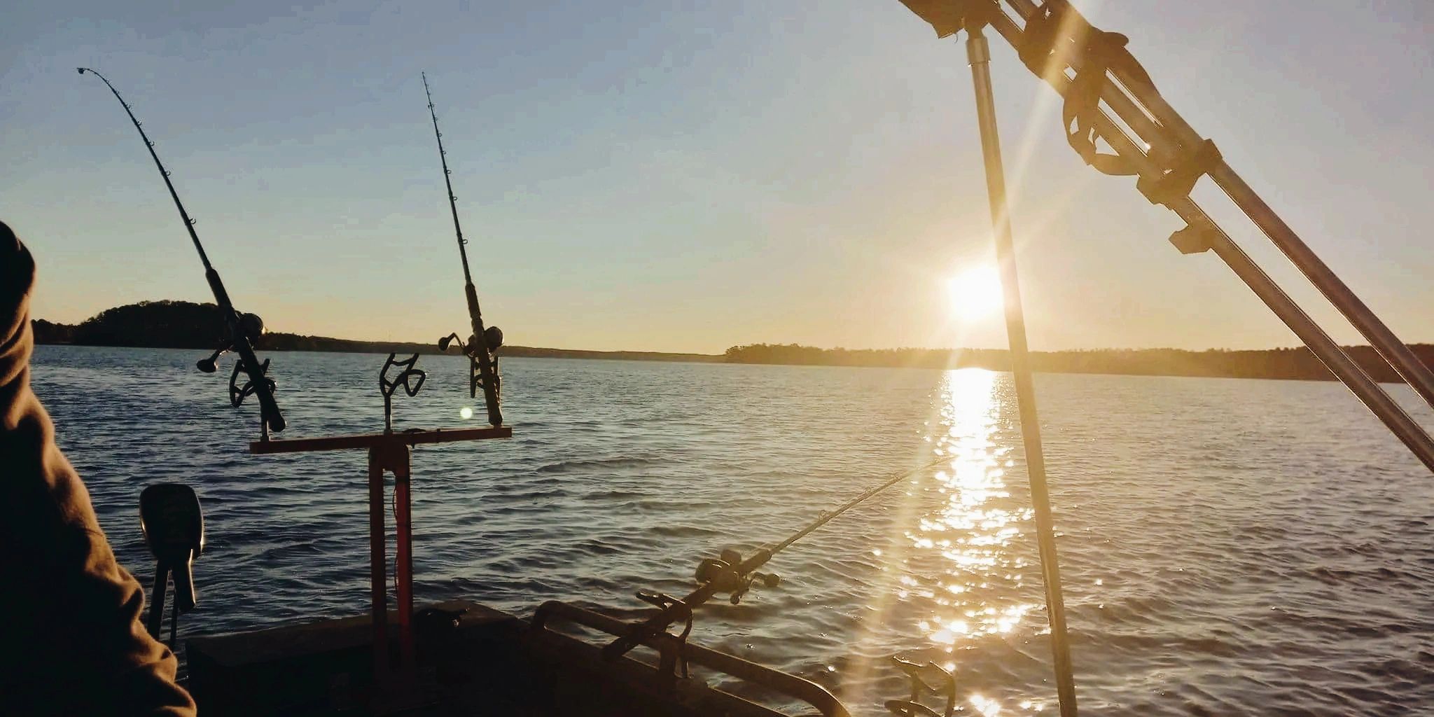 South Carolina Sunrises: beautiful views during my Catfishing & Stripers guide trips!