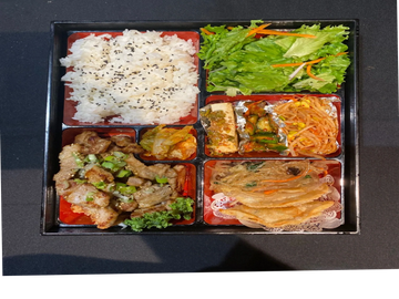 Garlic Porkbelly Meal box