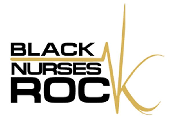Logo for Black Nurses Rock organization.
