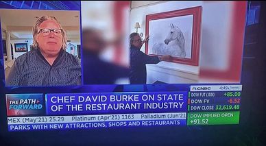 Chef David Burke discusses the restaurant industry's state on CNBC.