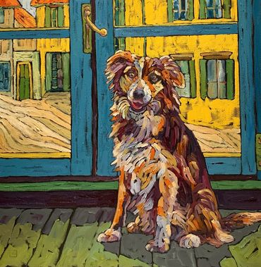 What About Now? - 20 x 20 oil on deep gallery wrapped canvas