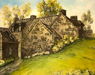 Crec’h Esquern Northern France - 24 x 30” oil on deep canvas