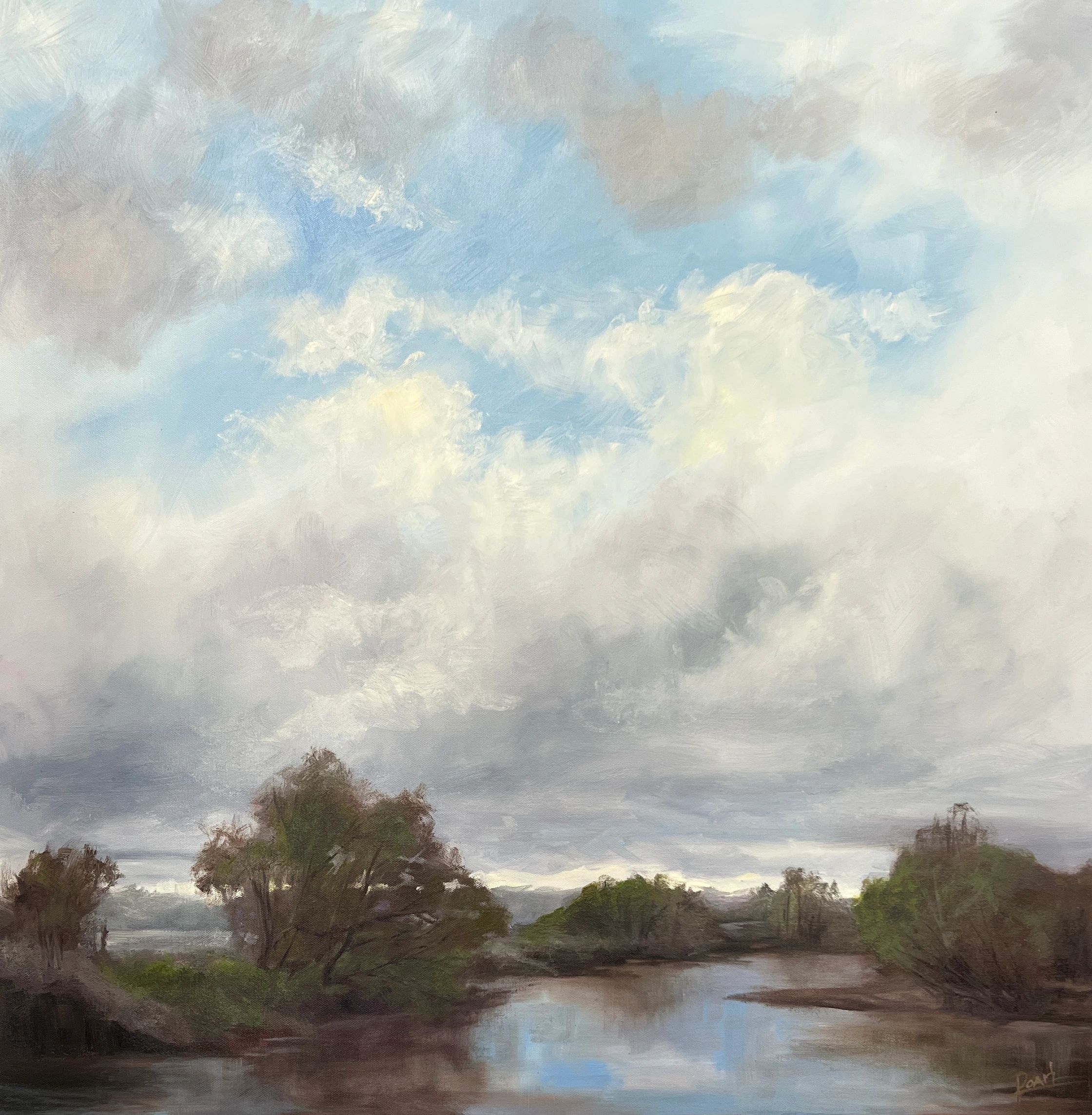 "Parting Clouds" by Southern Landscape artist Carol Roark