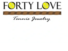 40-LOVE TENNIS JEWELRY