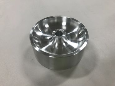 CNC Turned Aluminum Roller