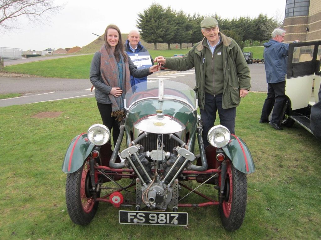 Morgan Super Sports 1934 in green from the Classic Car Loan Project. British Motor Museum at Gaydon