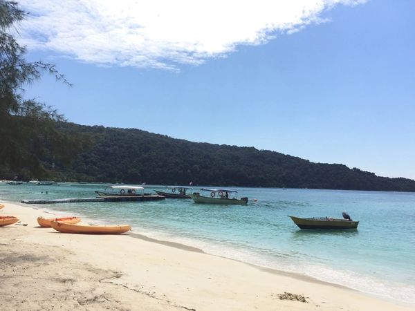 beach on Besar island the Perhentians Malaysia