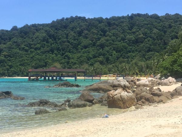 beach on Besar island the Perhentians Malaysia