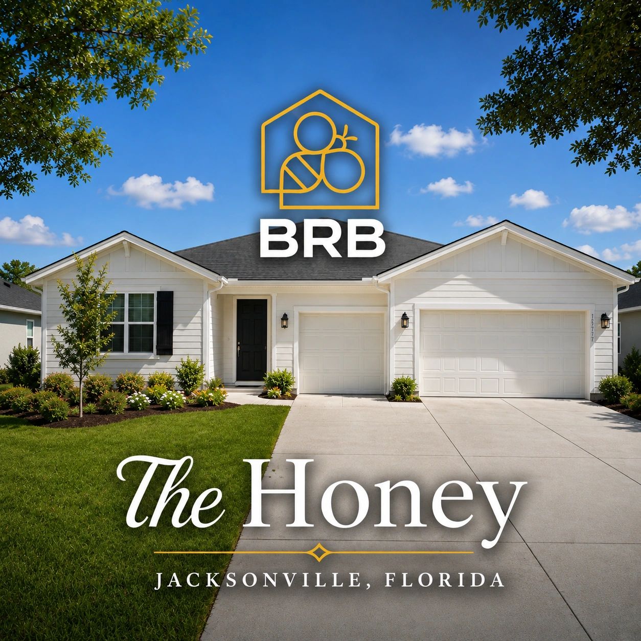 White house exterior with text "The Honey" and location Jacksonville, Florida.
