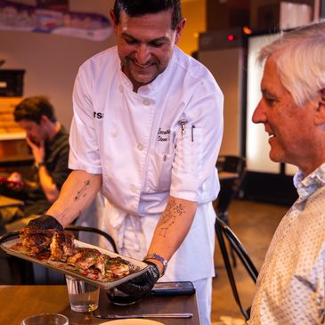 Cornish Game Hen with pomegranate molasses 