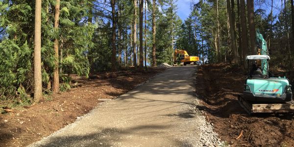 Driveway Lake Tapps install and foundation