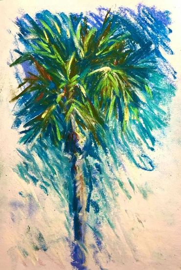 "Tree" Pastel 5x7"