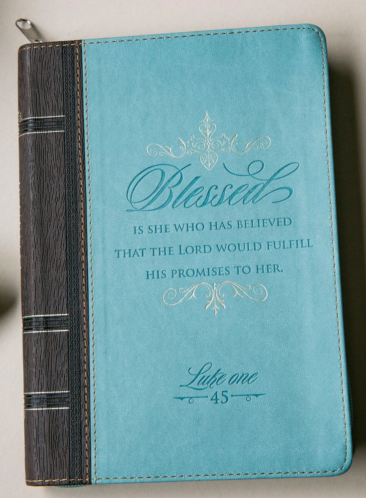 Christian Sioux Falls Speaker Blessed is She Luxleather Zip Journal