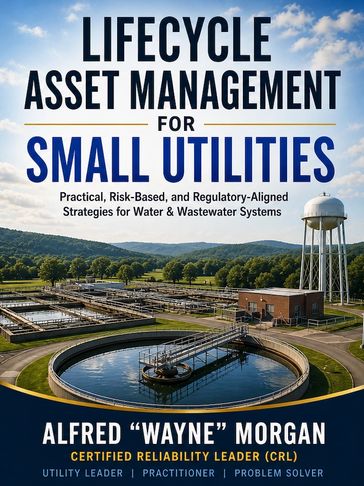 Book cover about lifecycle asset management for small utilities.
