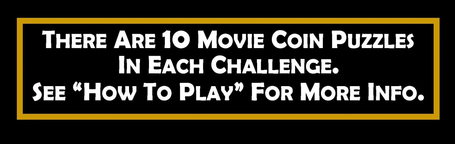 Instructions for movie coin puzzles and how to play.