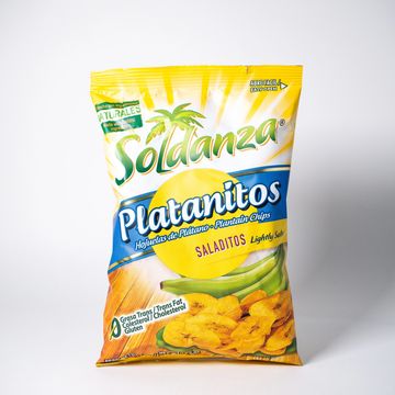 Soldanza plantain chips lightly salted