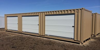 40' Custom Container with Roll Up Doors - M1 Containers