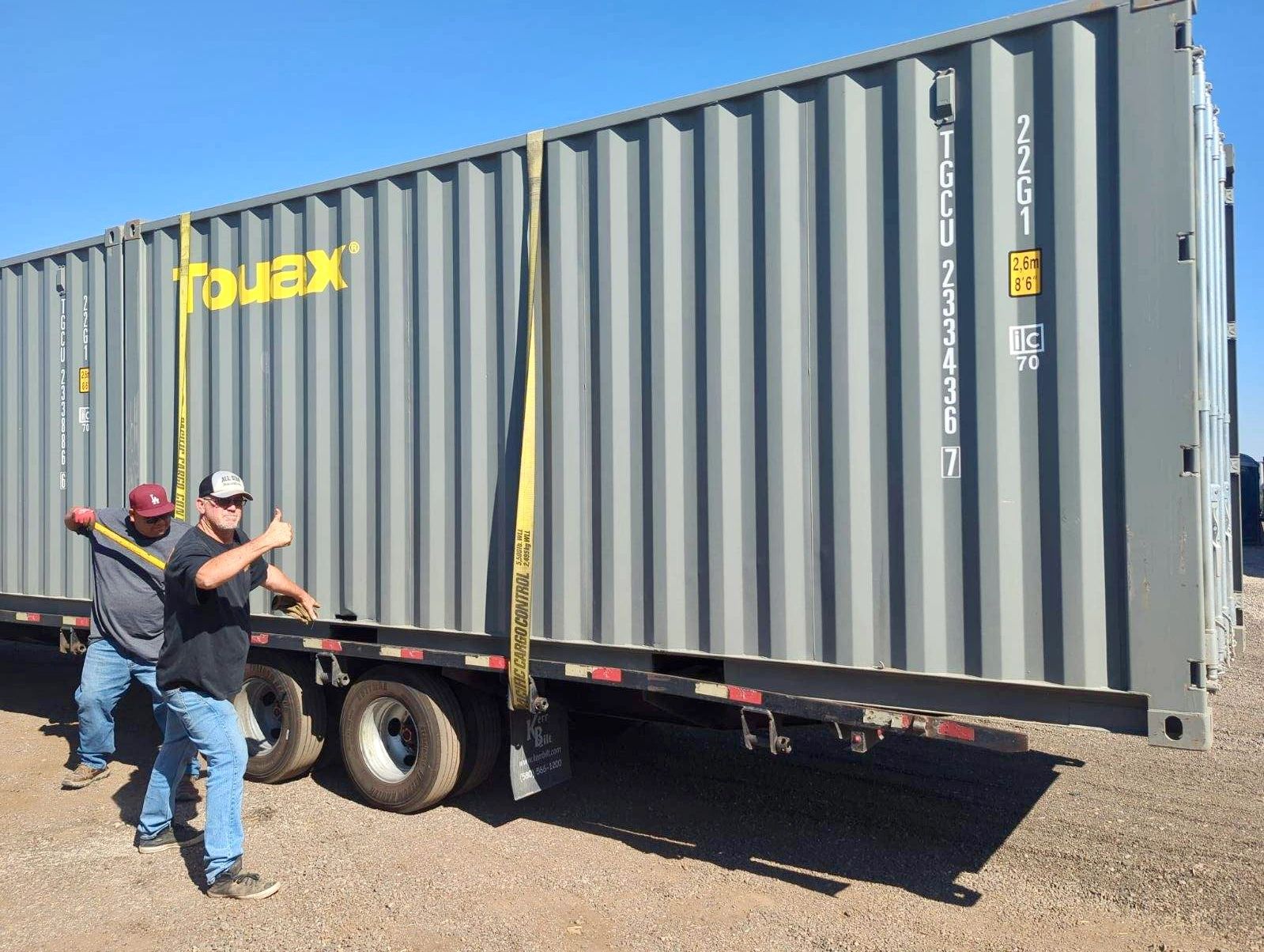 Southwest Transport & Container LLC - A shipping container shed/garage made  out of two 40ft shipping containers! Lots of storage as well as cover in  one! Call for a quote on 2
