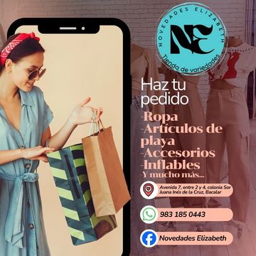 Es una excelente opción en Bacalar para encontrar ropa, artículos de playa, todo en un solo lugar.
