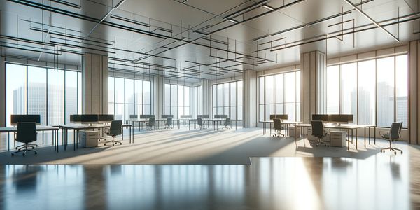 Empty office building