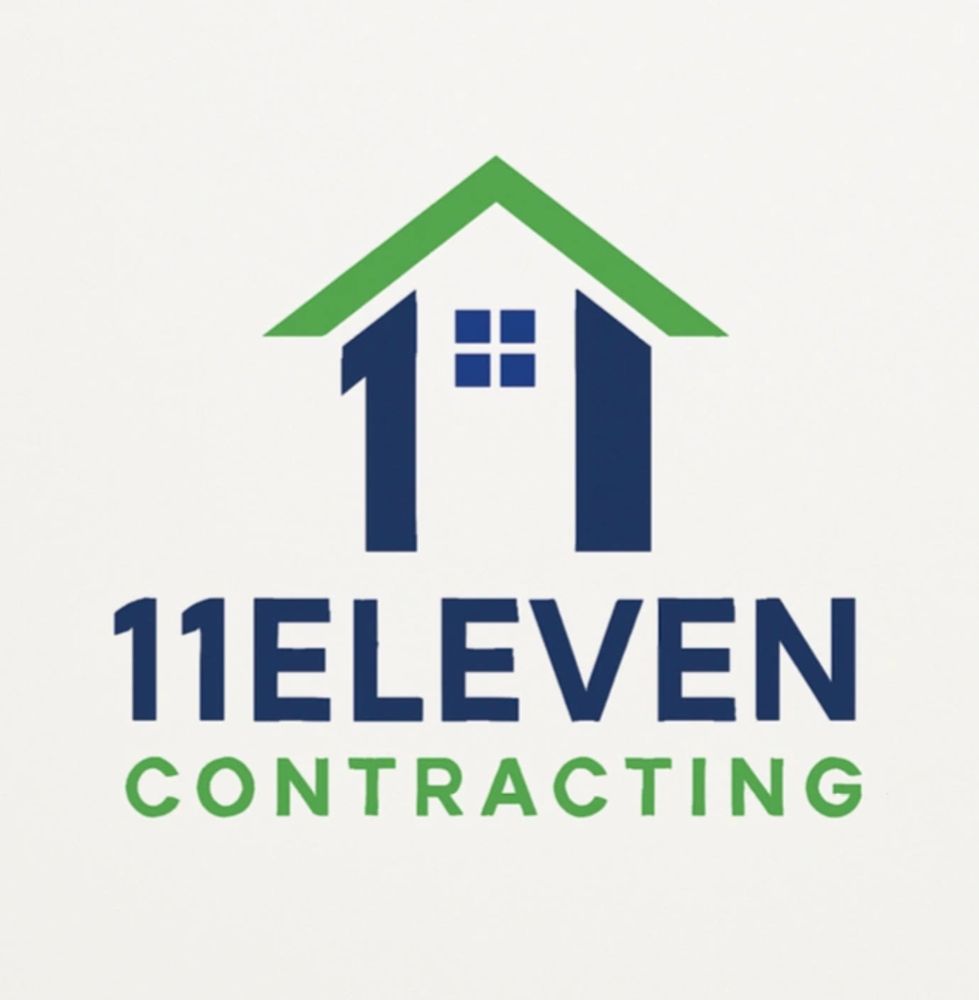 Logo of 11Eleven Contracting with a house icon.