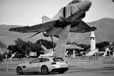 Ferrari GTC4 Lusso T at Point Mugu Missile Park.