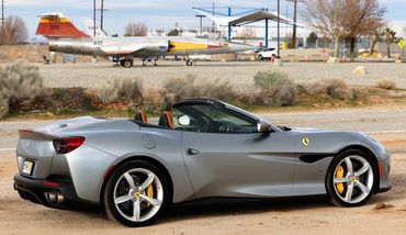 Ferrari Portofino. Lockheed Martin Plant 42 Palmdale California.