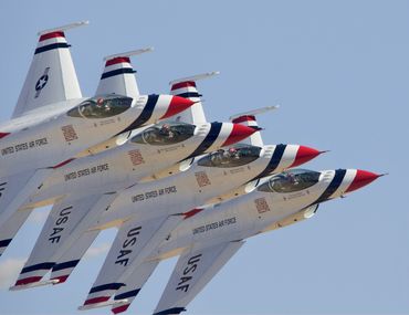 My best aviation capture. USAF Thunderbirds open Edwards AFB.