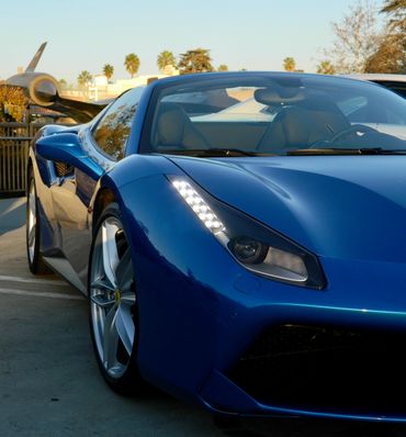 Ferrari 488 Spider. California Science Center Los Angles California.