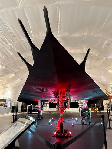 Lockheed F-117 Nighthawk “Black Devil” at Palm Springs Air Museum. 