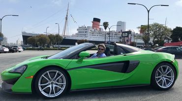 24 hours with a Mantis Green McLaren 570S Spider. Queen Mary down at Longbeach.
