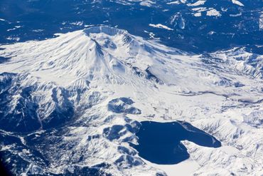 Mount St Helens active stratavolcano Washington .