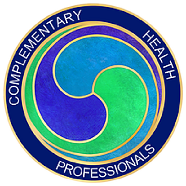 The logo and badge for complementary health professionals, a professional association