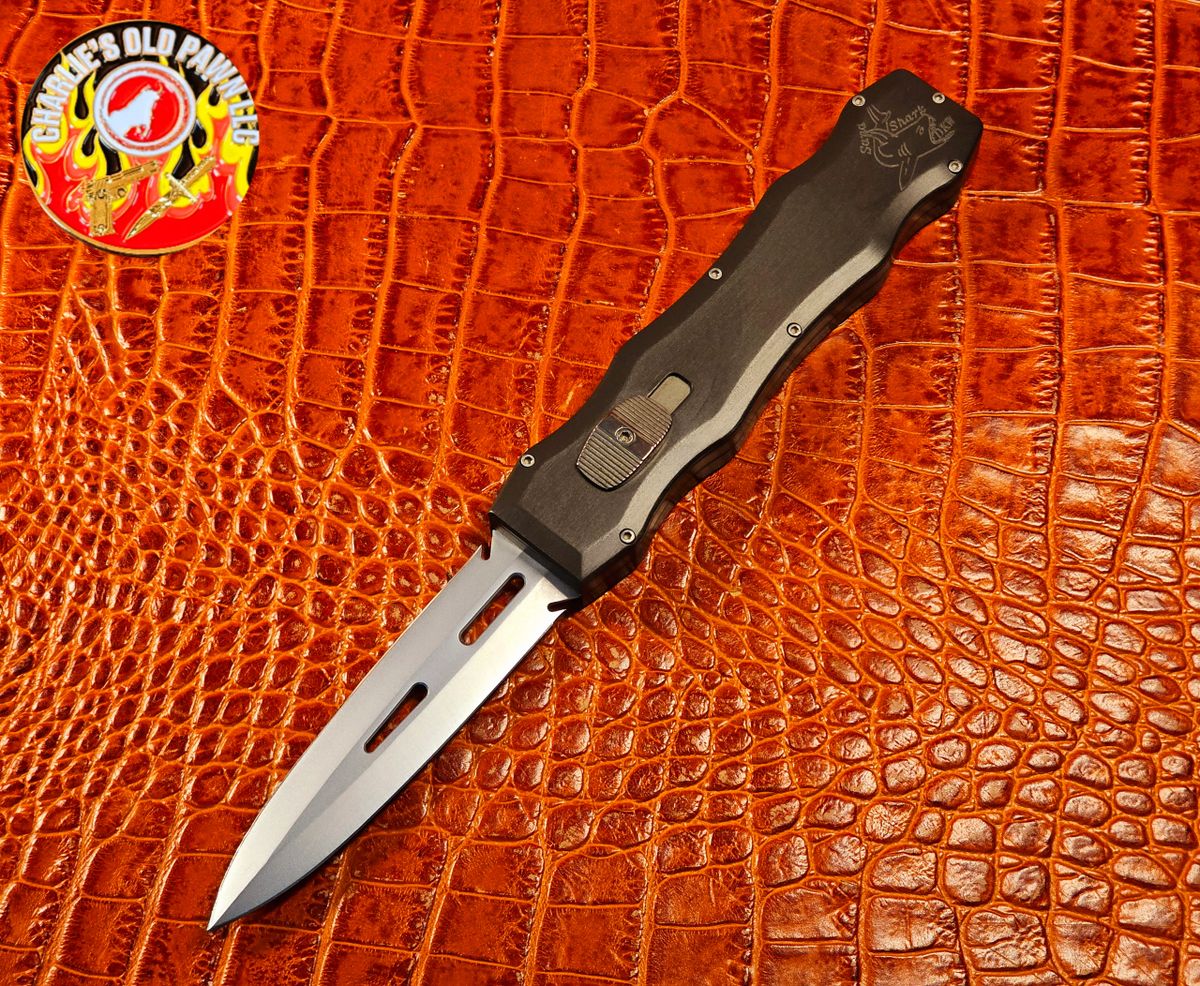 Desert Knife Works Sand Shark D/A OTF Automatic Knife (3.95" Bead Blast