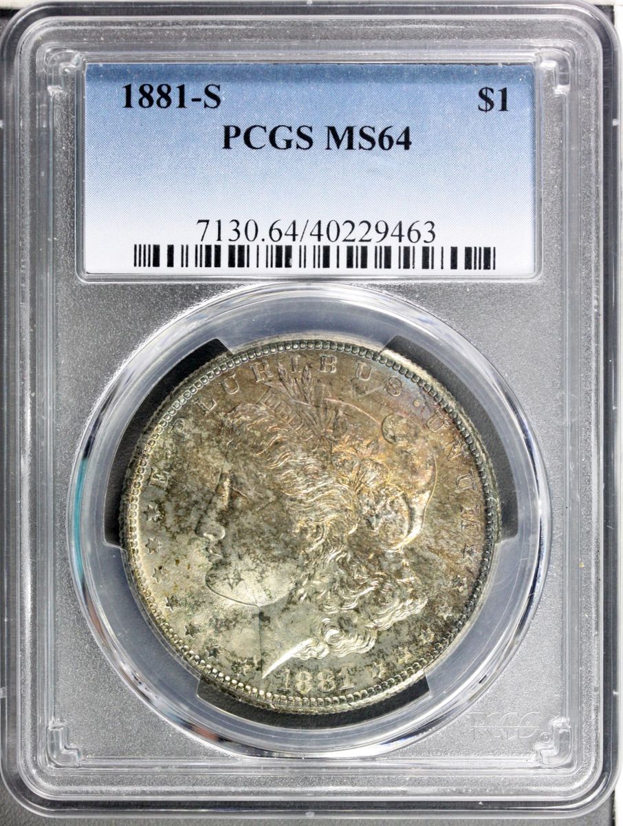 1881S Dollar PCGS MS64