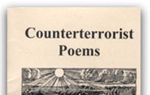 This is the cover of the chapbook Counterterrorist Poems by Anne Babson